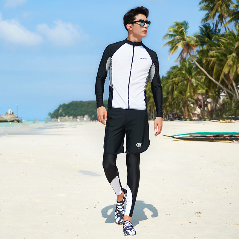 Long Sleeve Split Sunscreen Quick Dry Suit