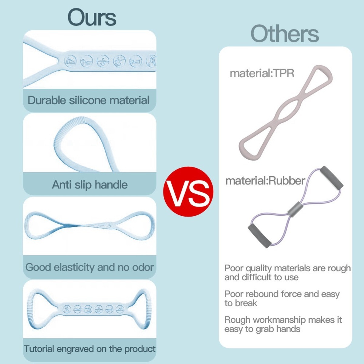 Silicone Yoga Auxiliary Elastic Band - Image 5