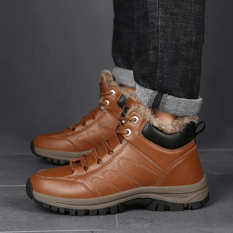 Warm Leather Winter Boots