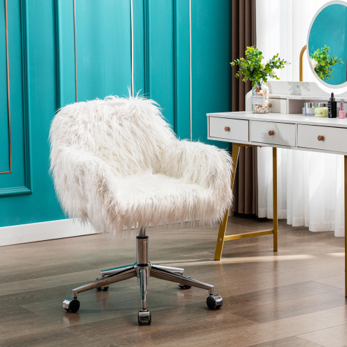 Modern Faux Fur Office Chairs