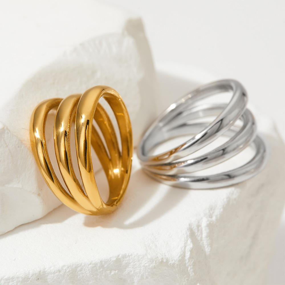 Fashion Retro Plating Gold Ring
