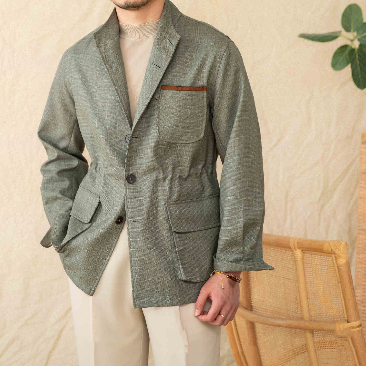 Thin Retro Petty Cash Suit Jacket