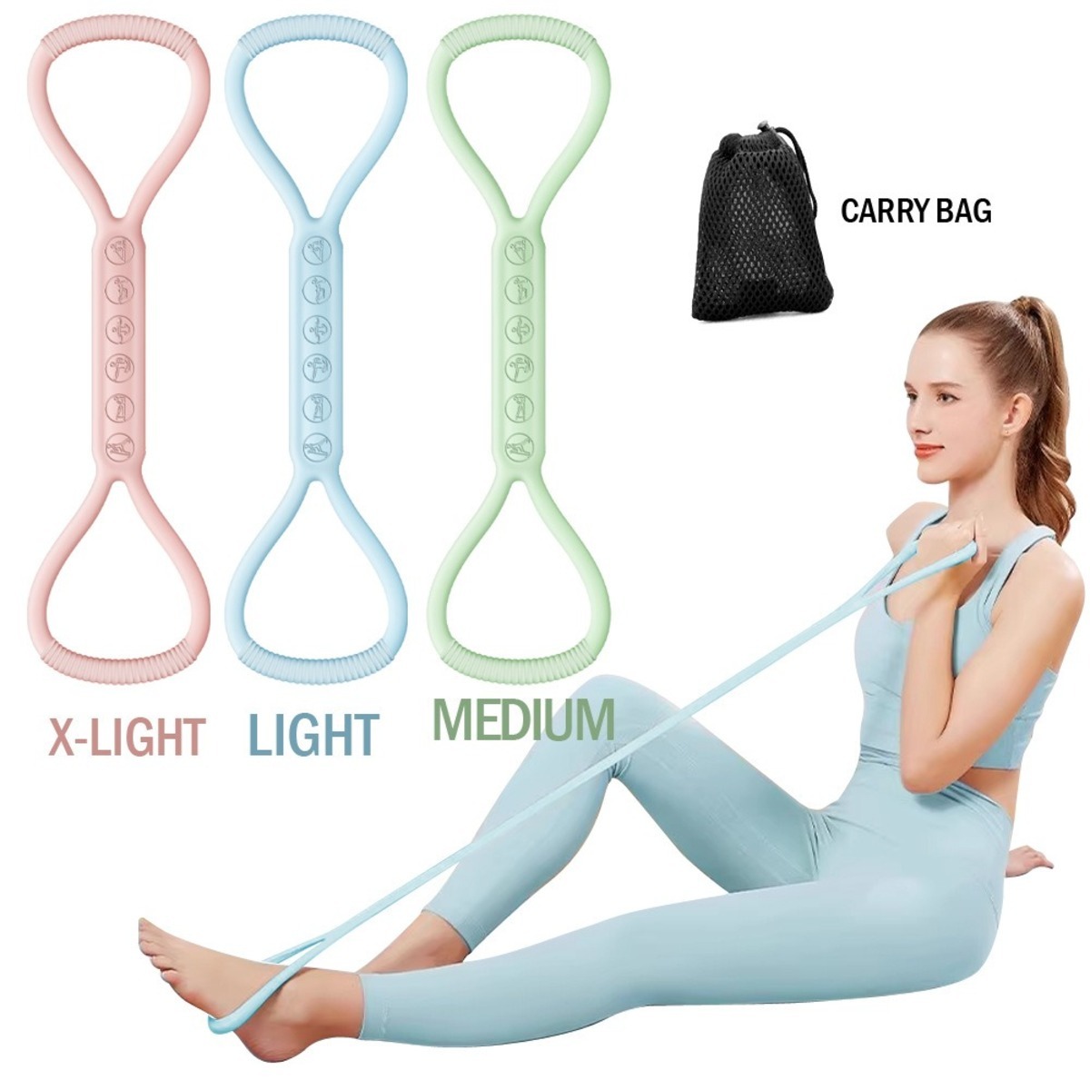 Silicone Yoga Auxiliary Elastic Band
