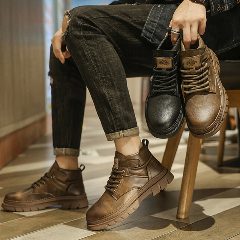 Men's High Top Retro Martin Boots