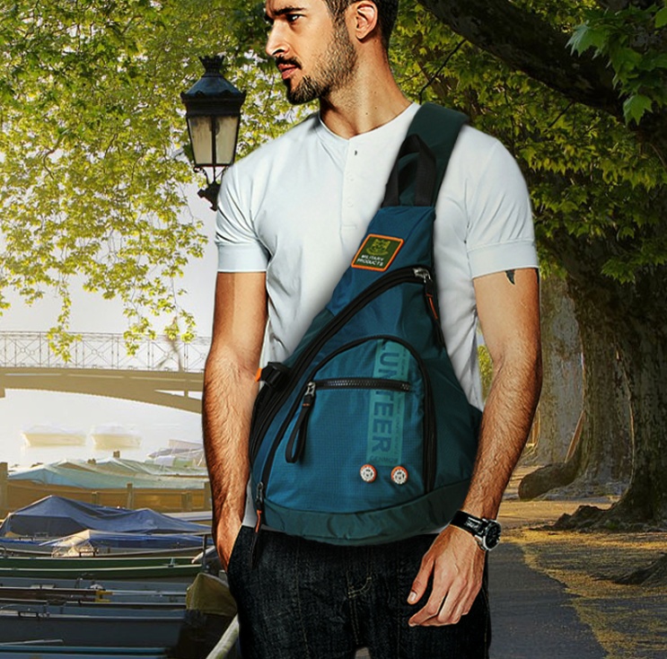 Oxford Sling Knapsack Messenger Chest Bag