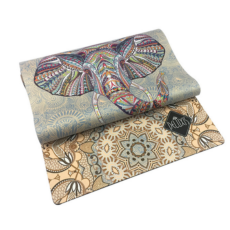 Rubber Anti-slip Suede Printing Yoga Mat - Image 6