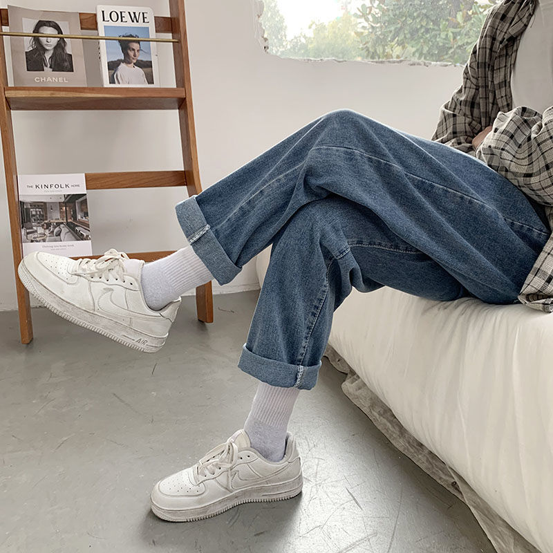 Summer Cropped Men's Style Retro Jeans - Image 3