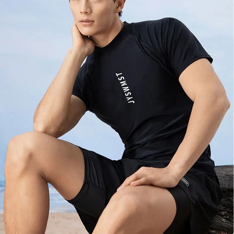 Plus Size Men's Swimming Trunks - Image 2