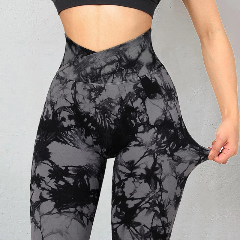 Seamless Tie Dye Leggings - Image 10