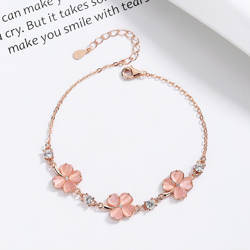 Opal Crystal Gemstones Chain Bracelet - Image 6