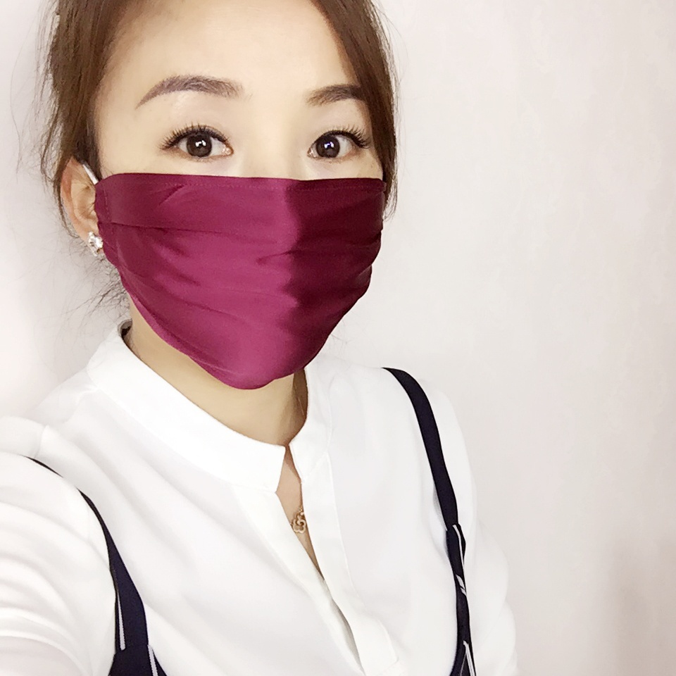 Single Layer Silk Mask