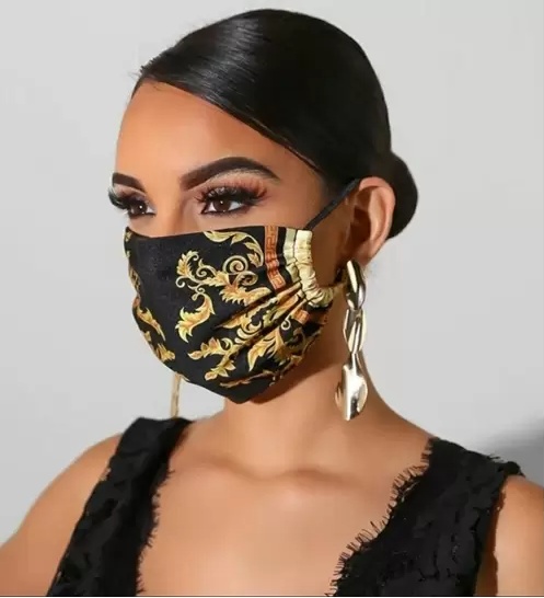 Printed Knitted Protective Mask