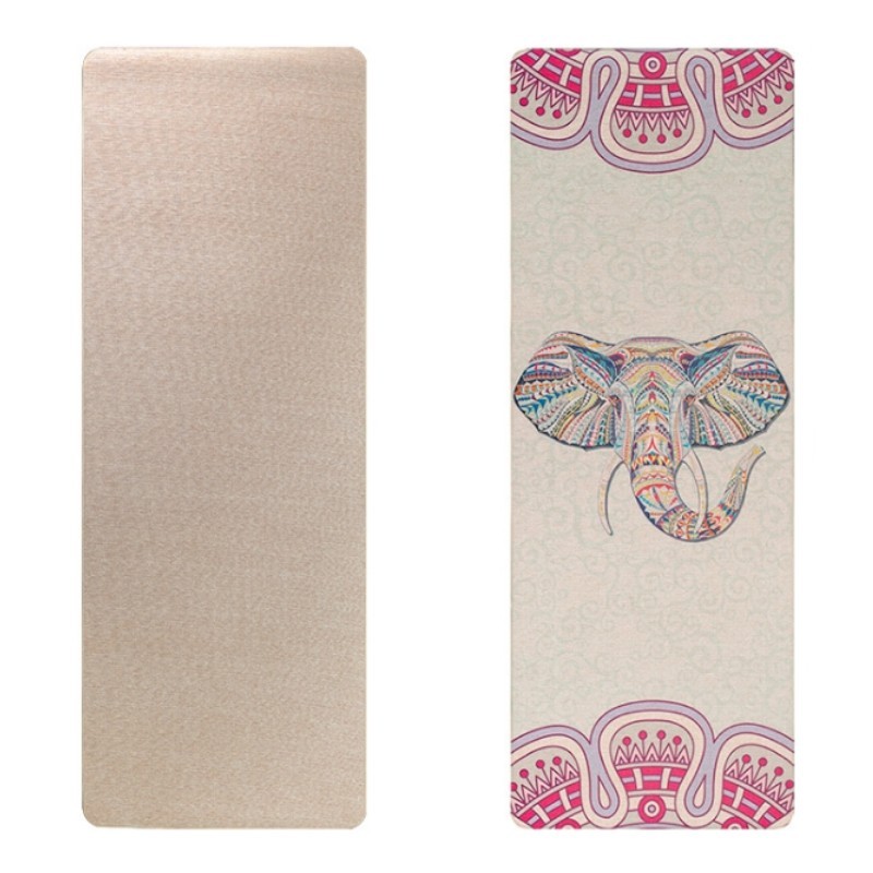 Natural Rubber Linen Yoga Mat