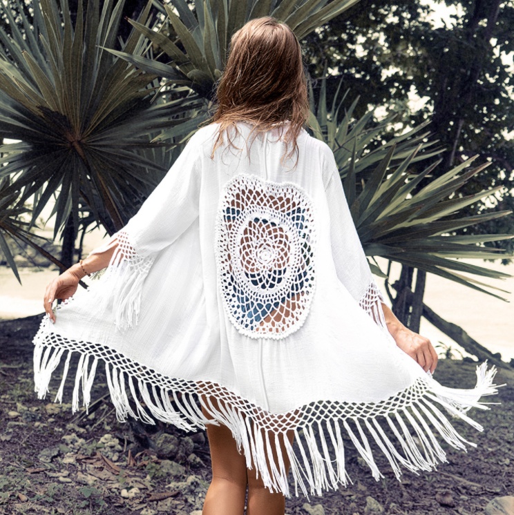 Sun Proof Beach Threaded Blouse For Women
