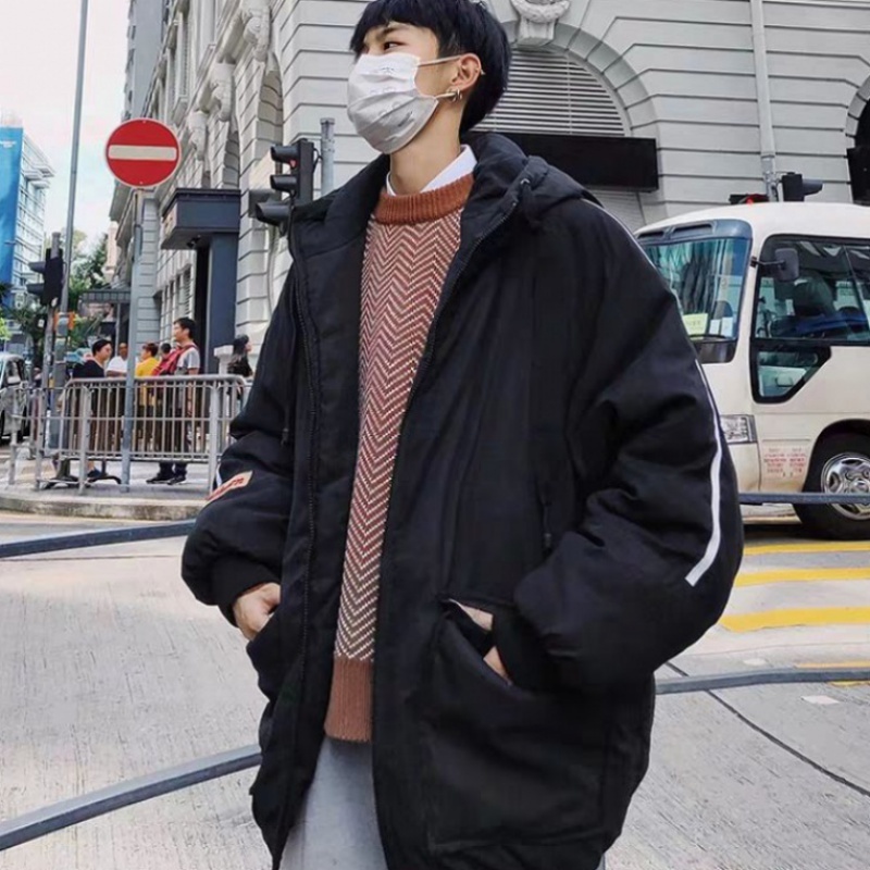 Loose Thickened Padded Jacket For Men