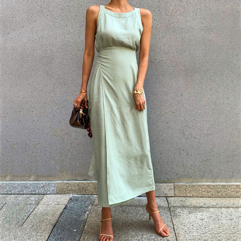 Fashionable Condole Belt Dress