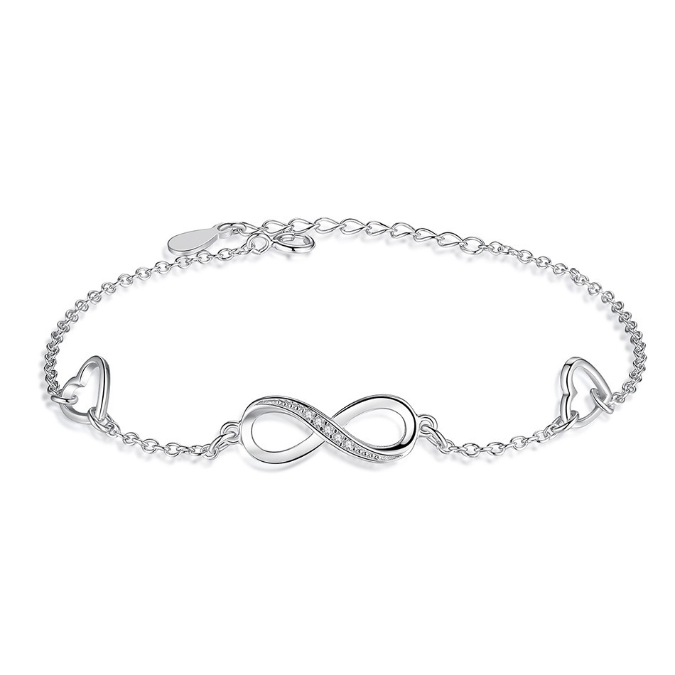 Infinite Love 925 Sterling Silver Bracelet - Image 4