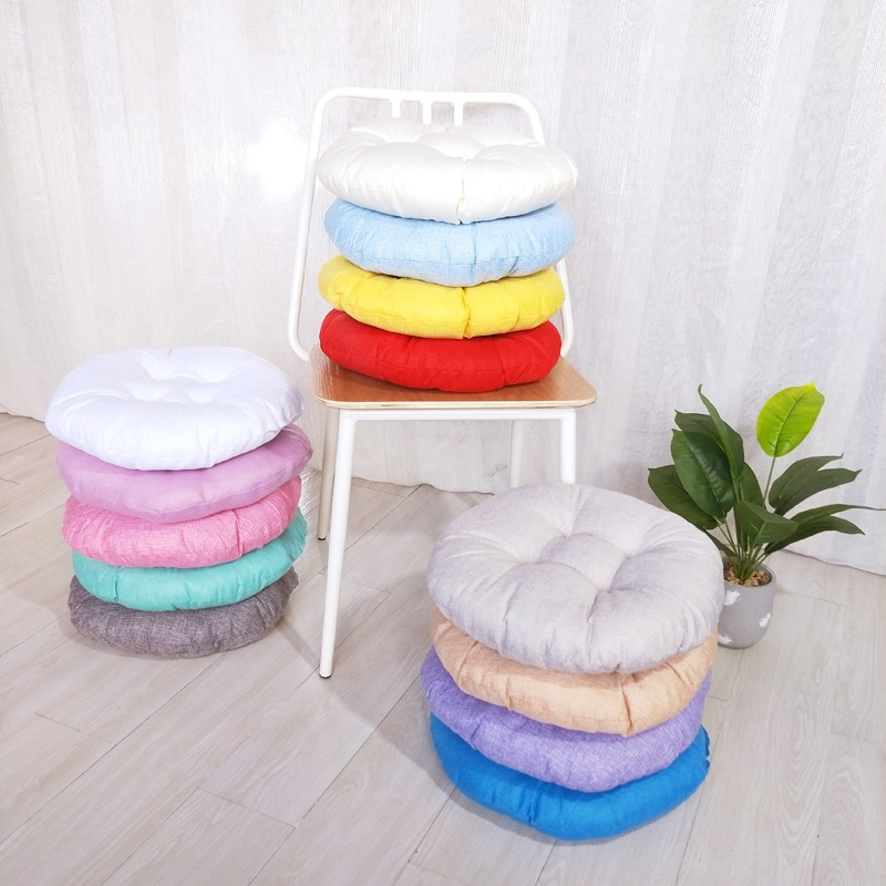 Steamed Bun Cotton And Linen Cushion - Image 5