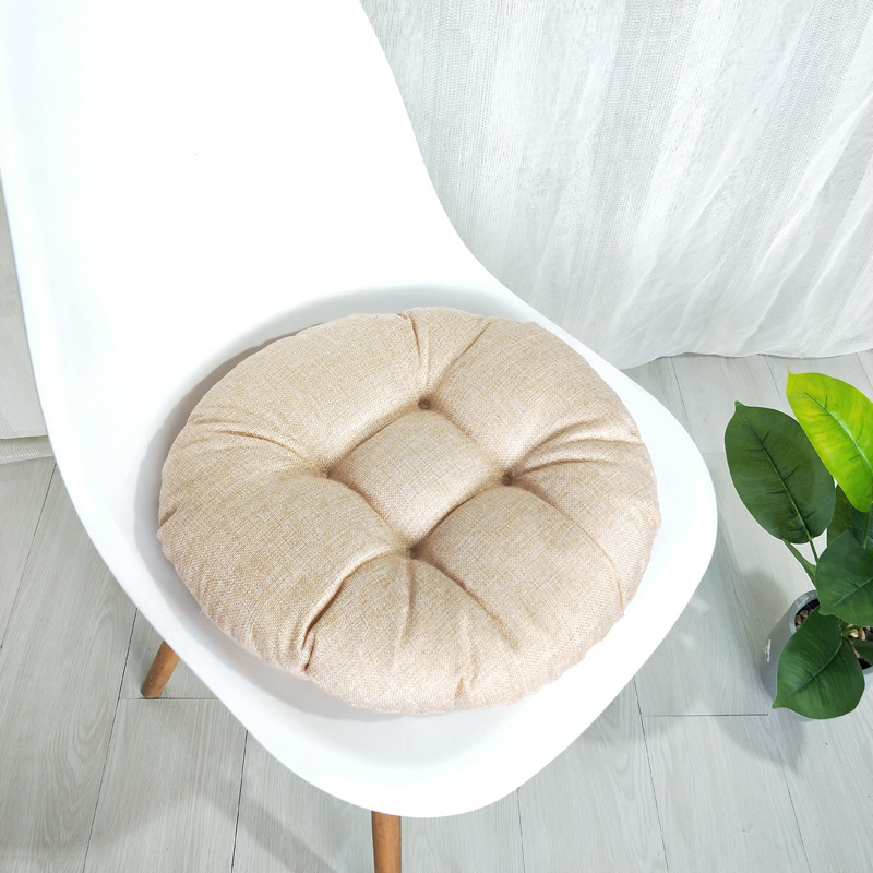 Steamed Bun Cotton And Linen Cushion - Image 2