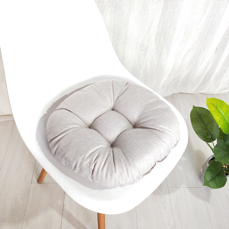 Steamed Bun Cotton And Linen Cushion - Image 4