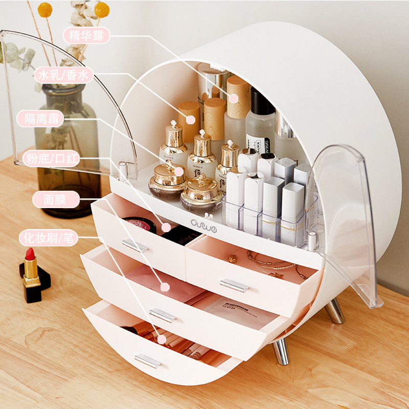 Creative Cosmetics Drawer Type Desktop Table - Image 5