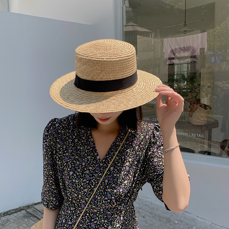 Woven Raffia Sunscreen Straw Hat