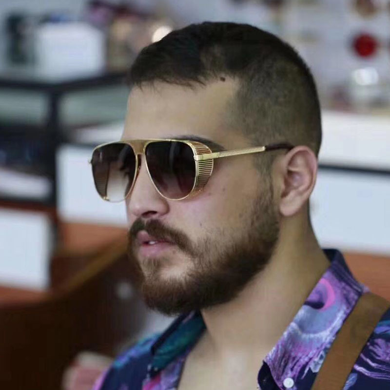 Fashion Hollow Men Fire Sunglasses