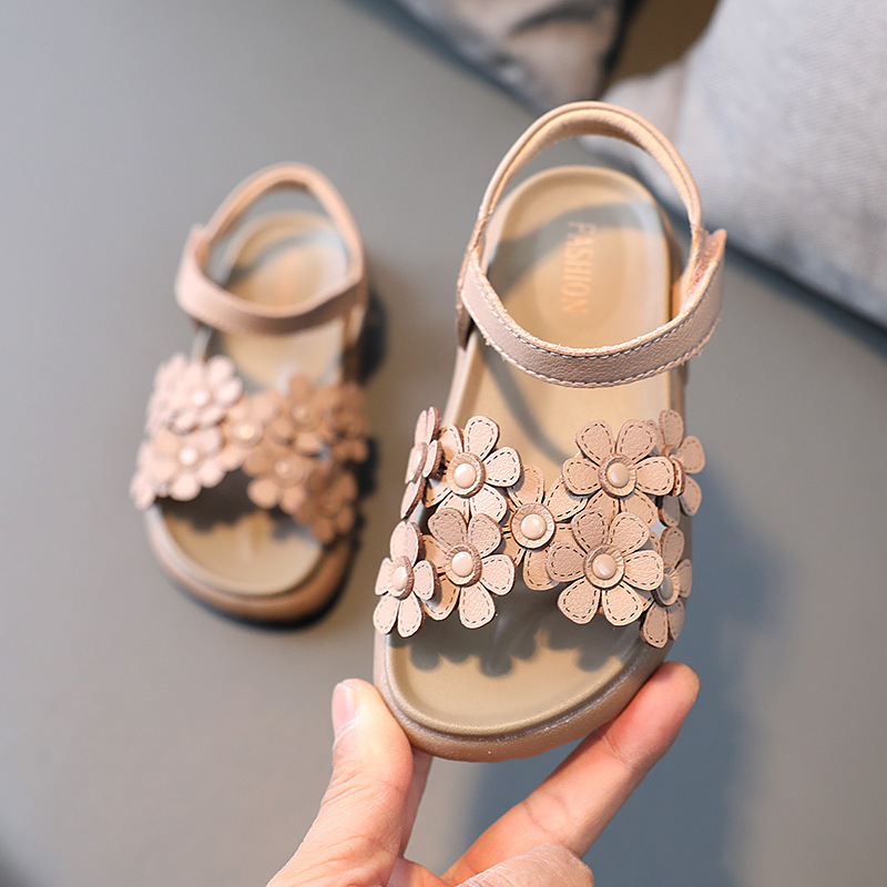 Flower Soft-Soled Kids Beach Shoes