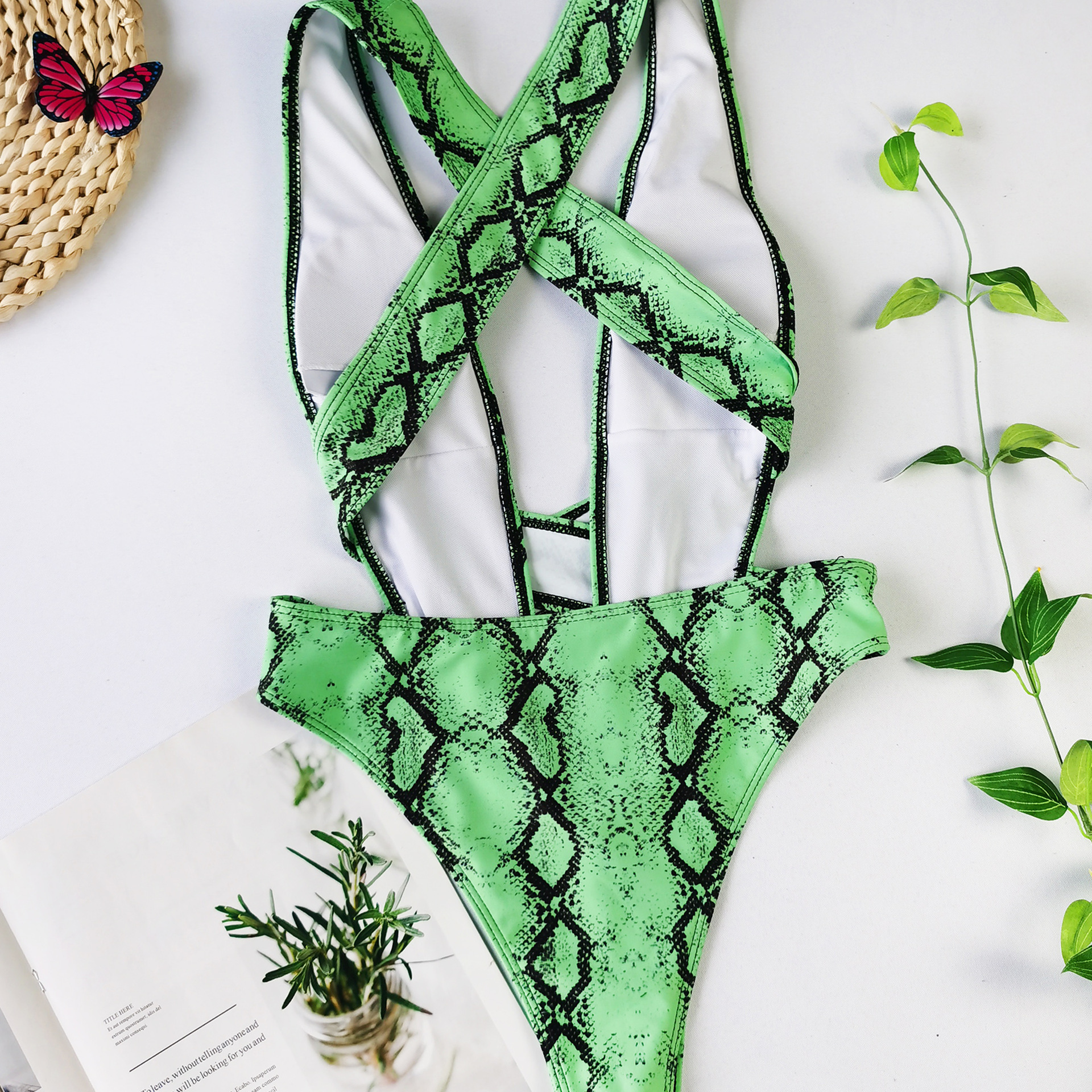 One Piece Bandage Sexy Bikini Swimsuit - Image 10