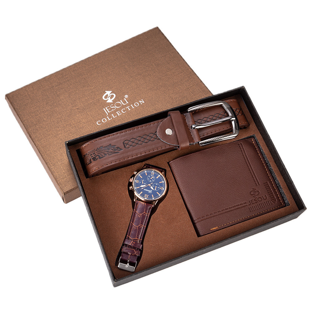 Creative Wallet Leather Belt Combination Set