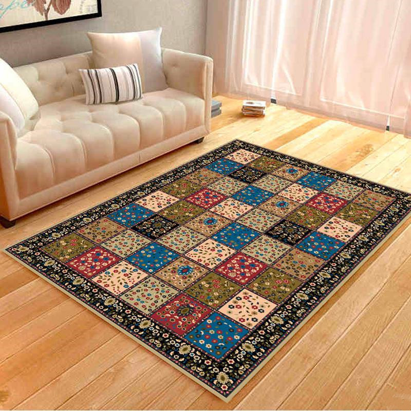 Living Room Soft Rug Turkish Style Carpets