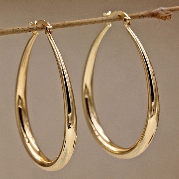 Geometric Oval Earrings - Image 10