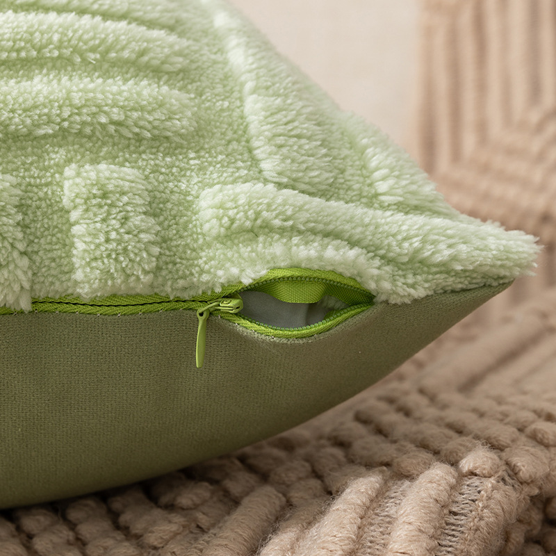 Woven Plush Sofa Cushions Pillowcase - Image 8