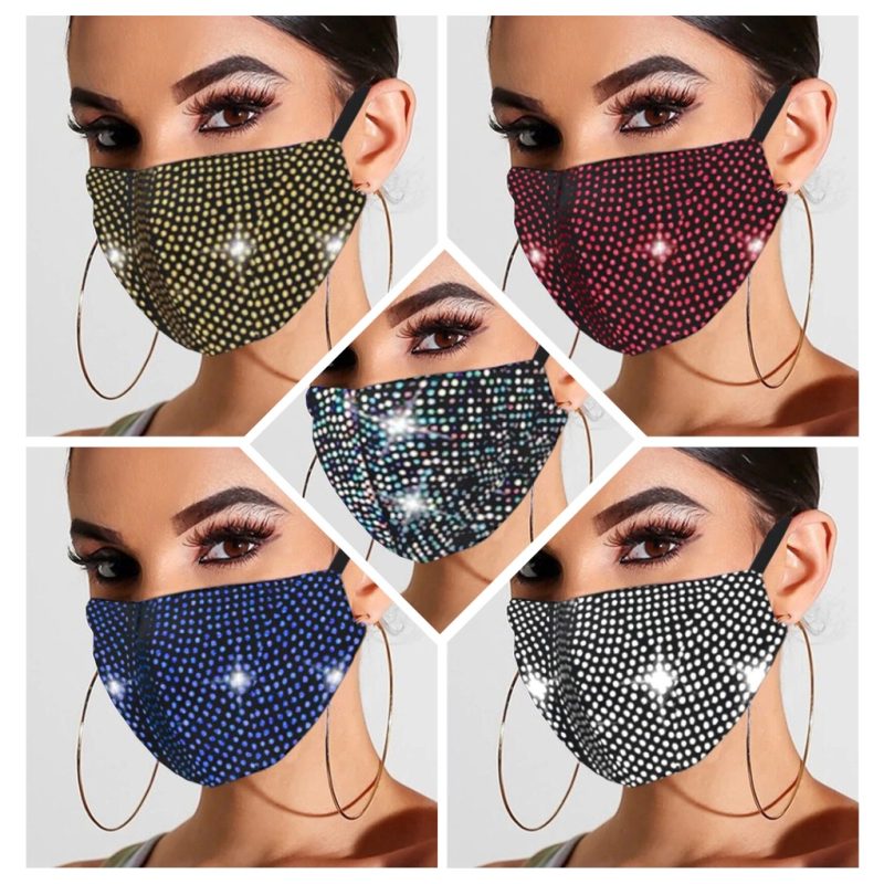 Rhinestone Hot Diamond Mask