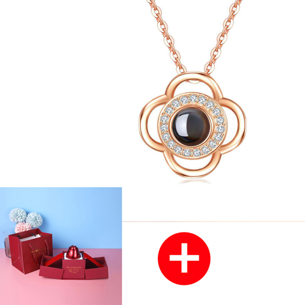 Metal Rose Projection Necklace Gift Box - Image 10