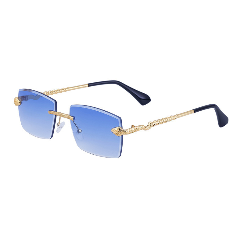 Fashion Rimless Sunglasses For Men - Image 3