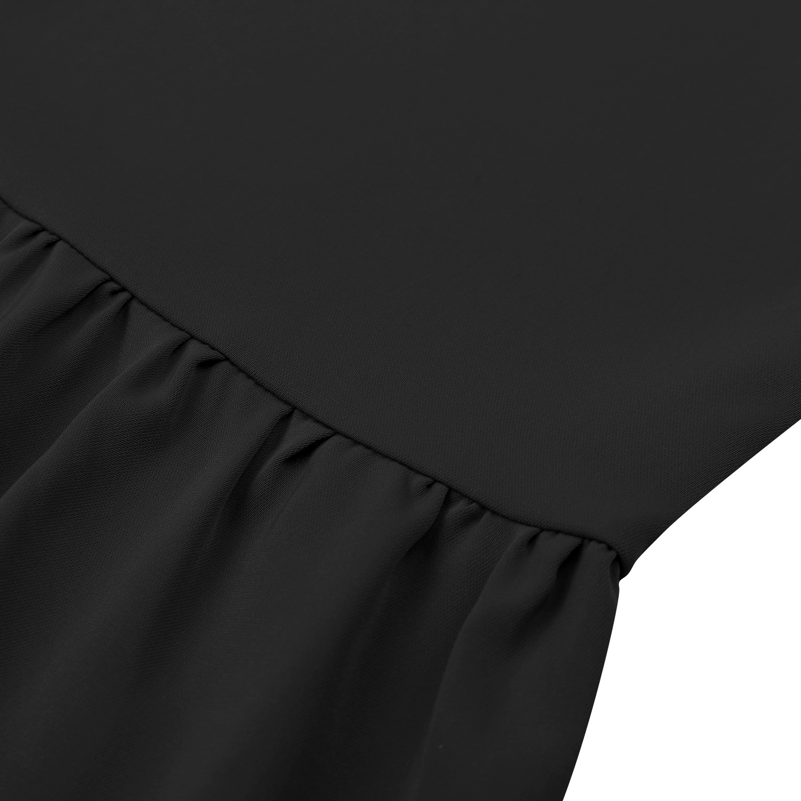 Women's Solid Color Petite Chiffon Skirt - Image 3