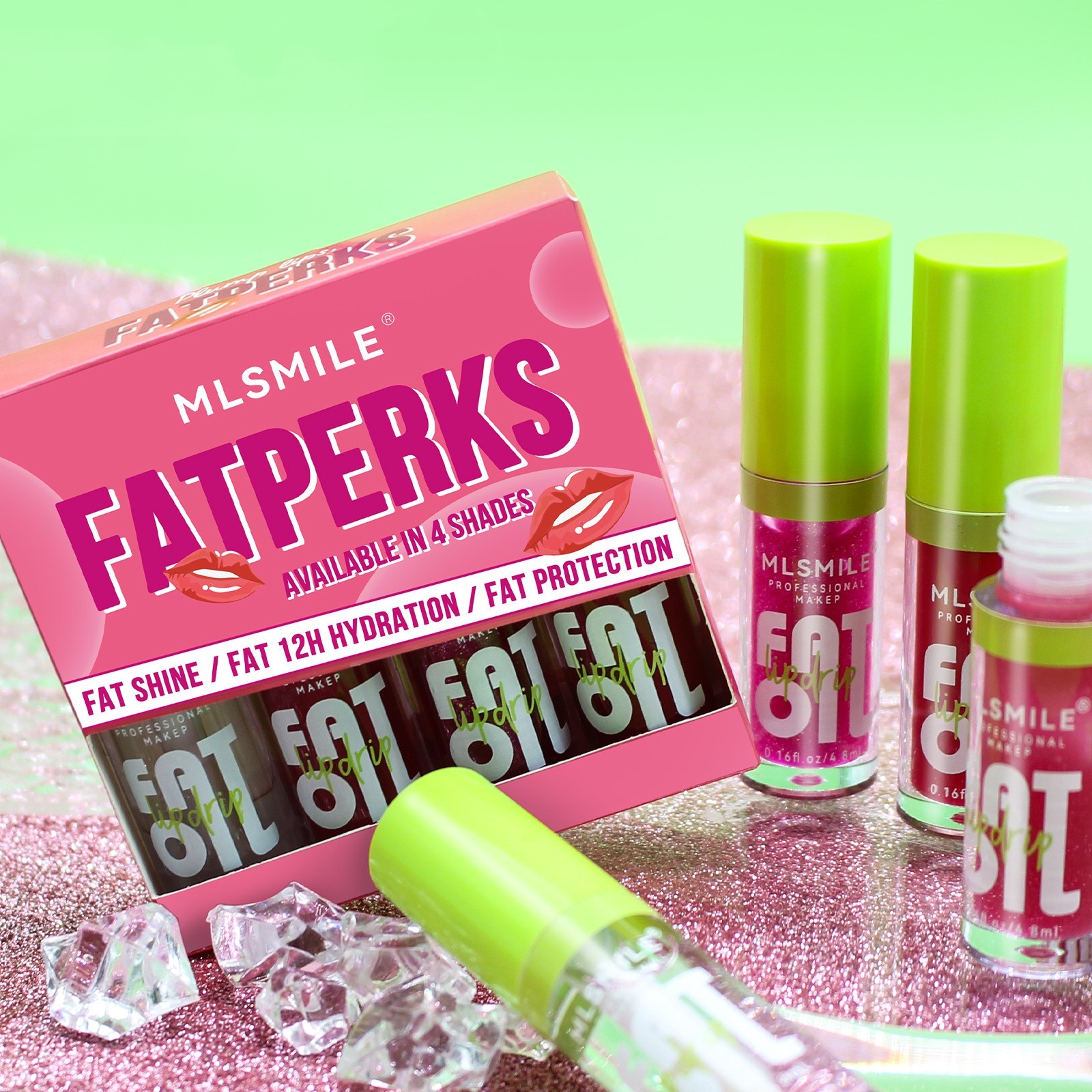 Shiny Surface 8 Colors Lip Gloss