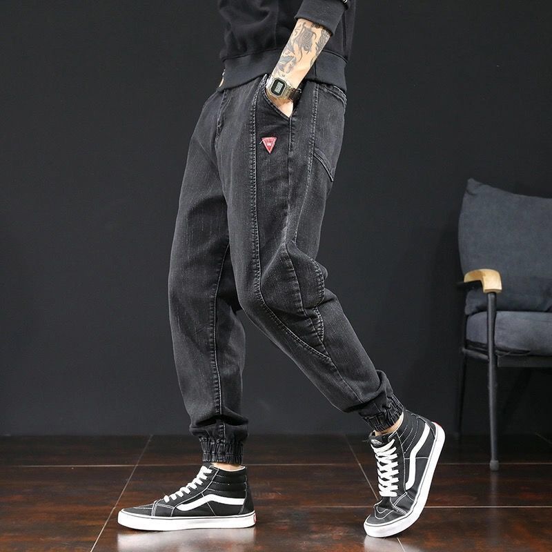 Men's Loose Cargo Harlan Cropped Jeans - Image 2