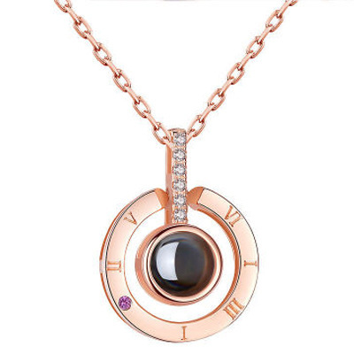Metal Rose Projection Necklace Gift Box - Image 7