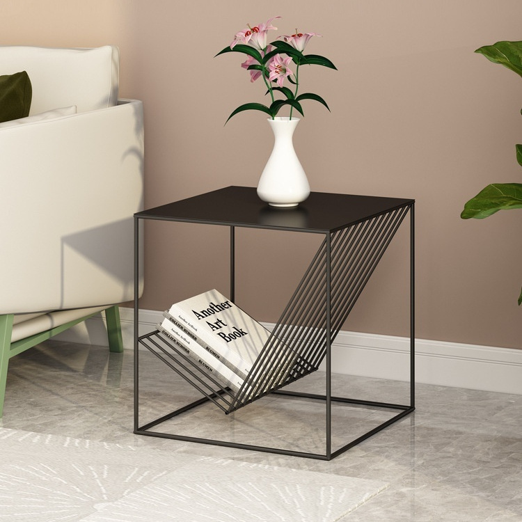 Minimalist Iron Art Sofa Side Table