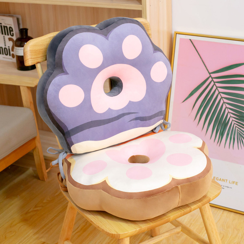Cute Paw Office Chair Cushion