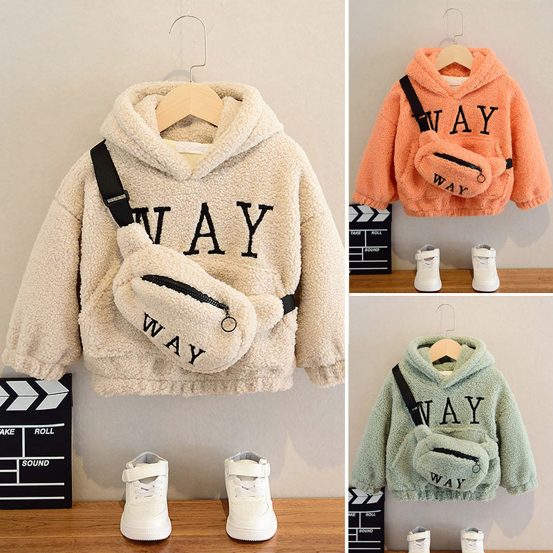 Baby Boy Mini Hooded Jacket with Bag
