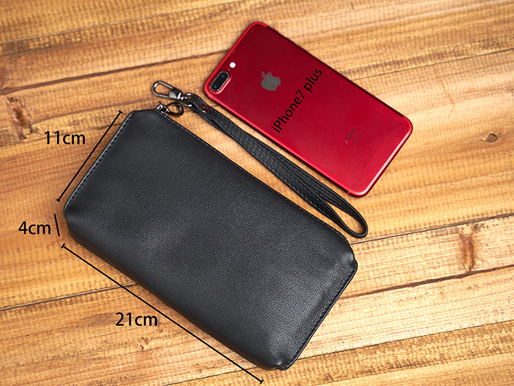 Men's Leather Top Clutch - Image 4
