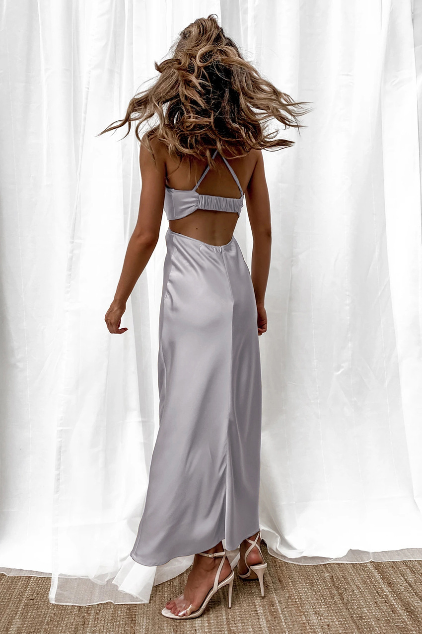 Elegant Satin Dress - Image 3