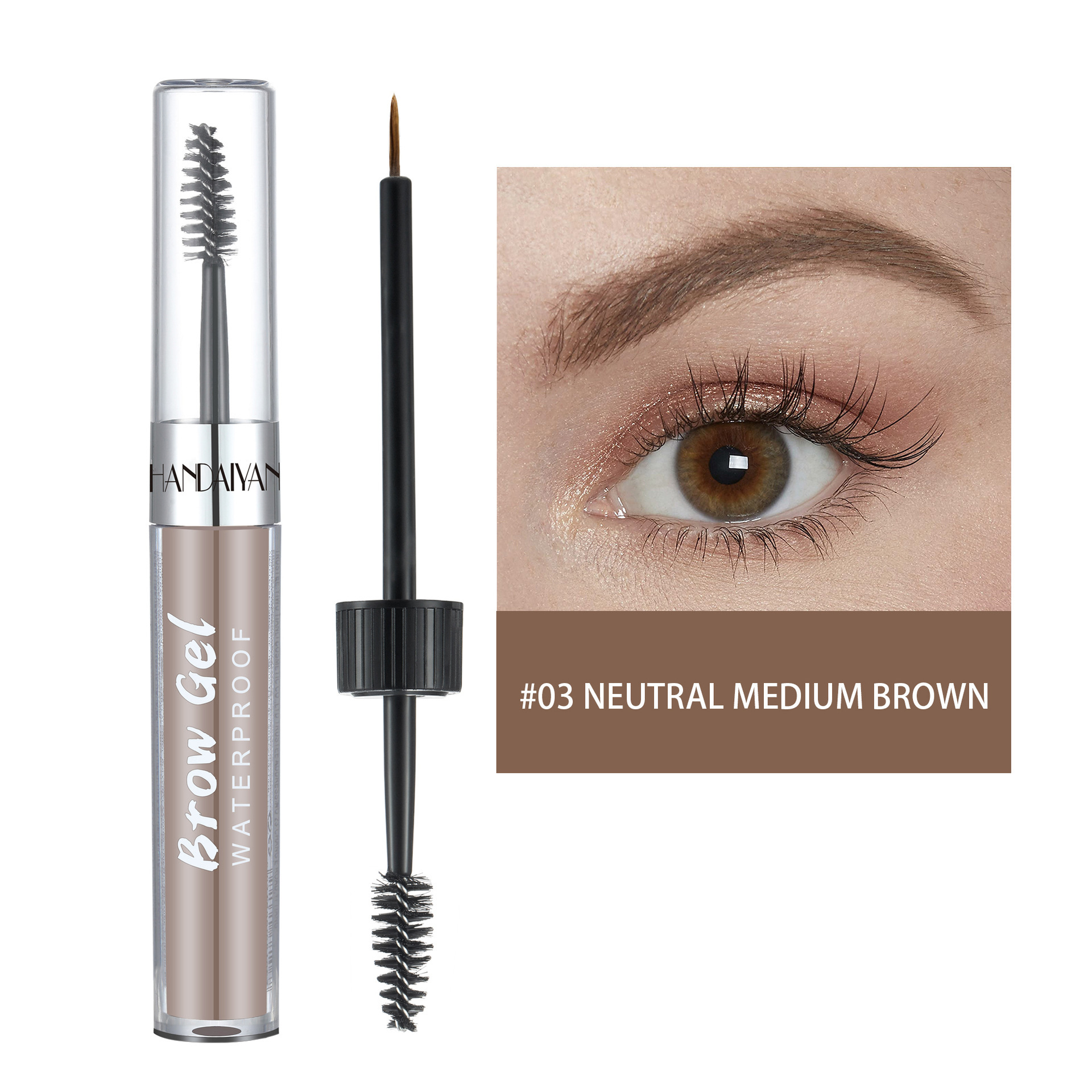 Waterproof 8 Color Liquid Eyebrow Dye Mascara - Image 7