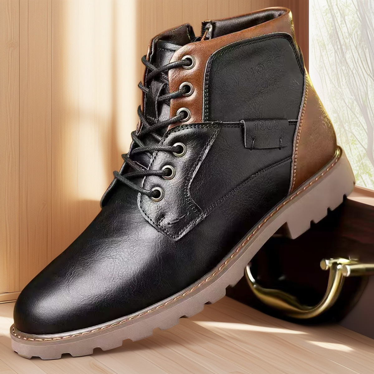 Plus Size Leisure Martin Ankle Boots