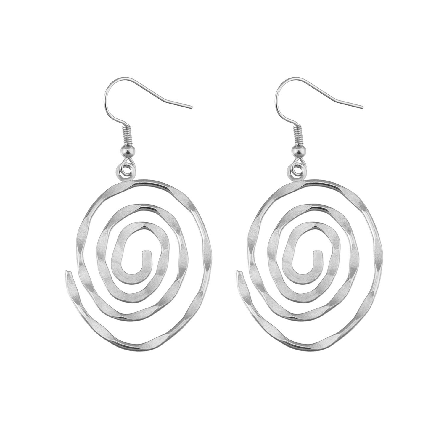 Creative Hollow Circular Vortex Earrings - Image 3