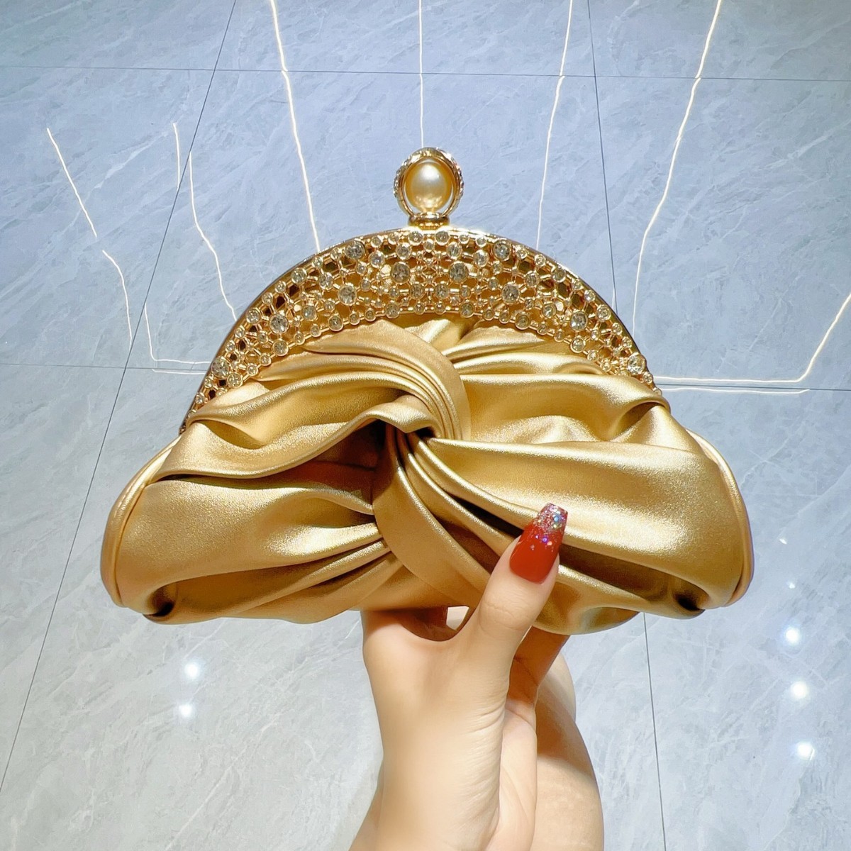 High-Grade Diamond Socialite Mini Clutch - Image 4