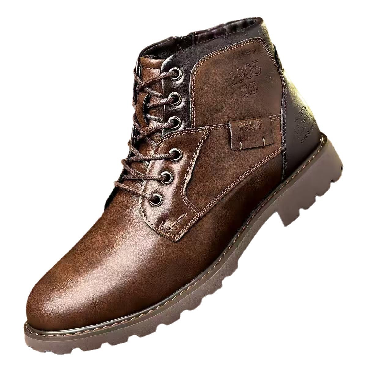 Plus Size Leisure Martin Ankle Boots - Image 3